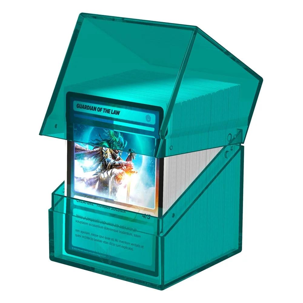 Ultimate Guard Boulder 100+ Clear (76 x 75 x 98.5 mm) - Malachite